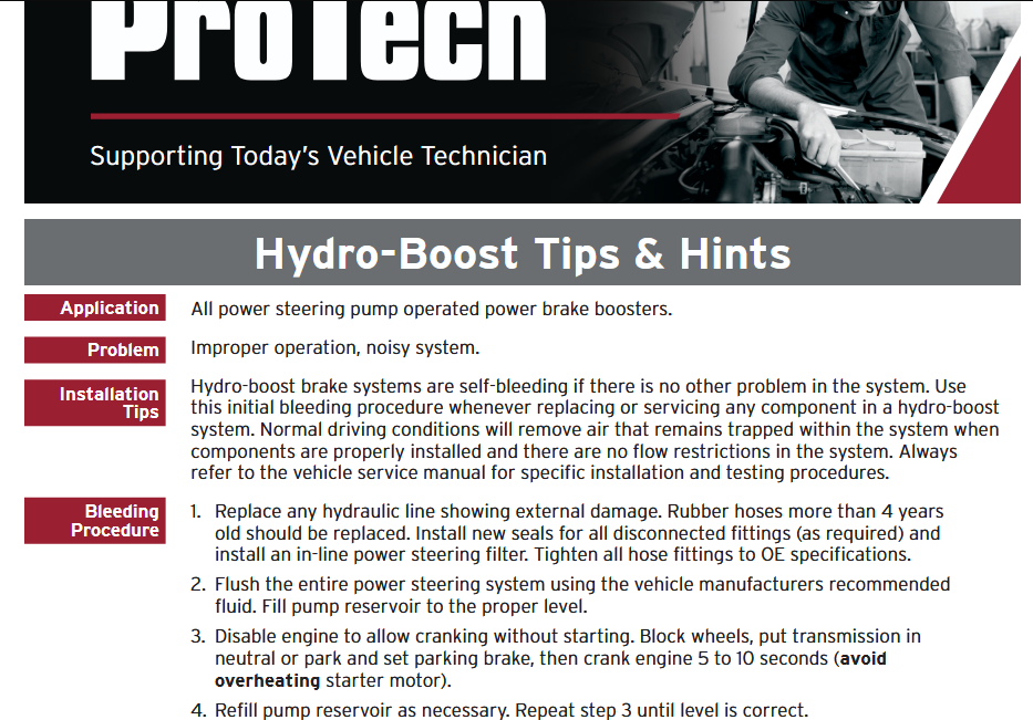 CARDONE Hydro-Boost ProTech Guide