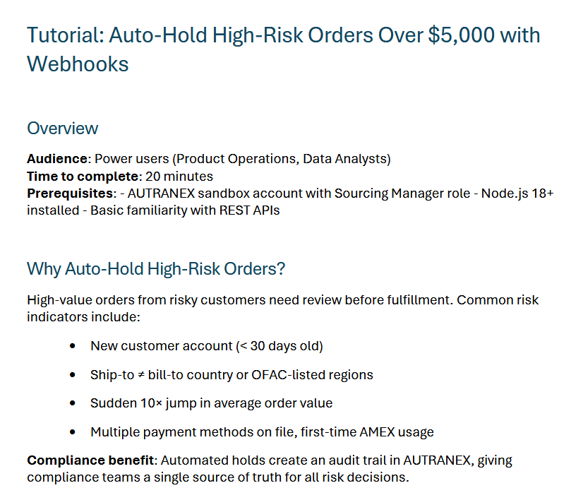 AUTRANEX Webhook Security Tutorial